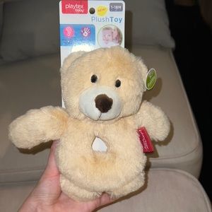 Brand new baby plush toy rattle, little bear, soft